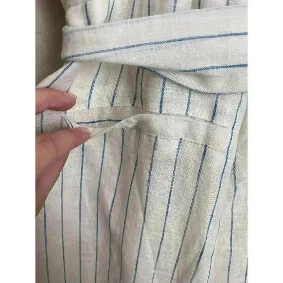 Lost‎ + Wonder Gabriela Jumpsuit White/Blue Size Medium - Picture 12 of 16